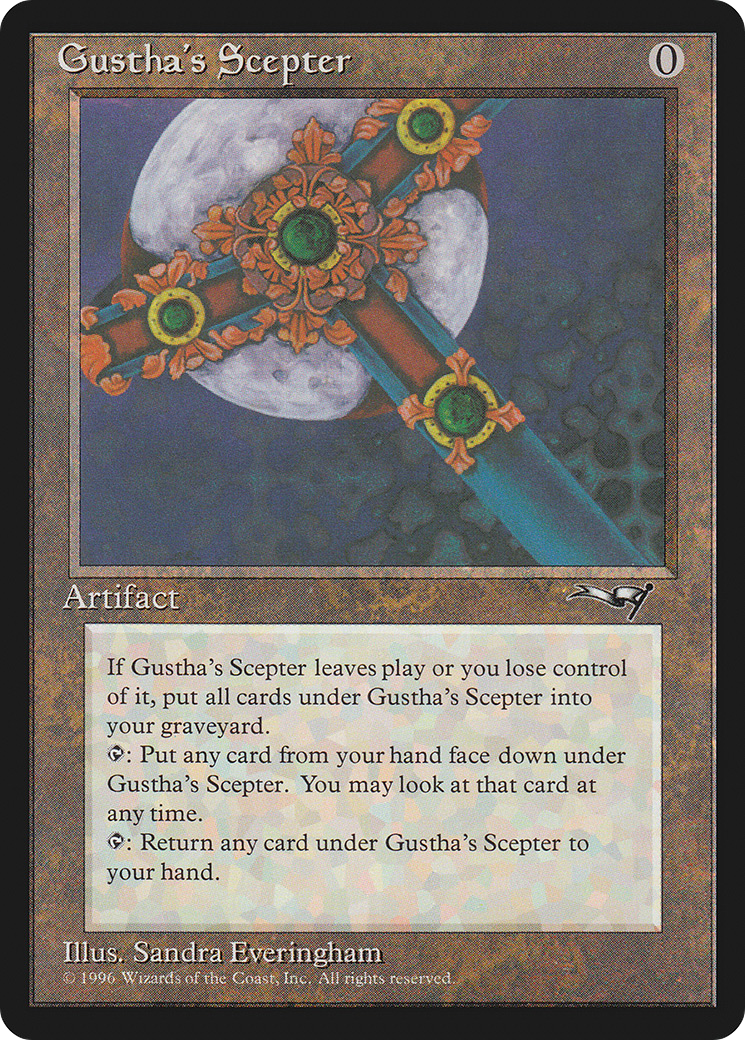 Gustha's Scepter (ALL-162) [Alliances] MTG Single Wizards of the Coast
