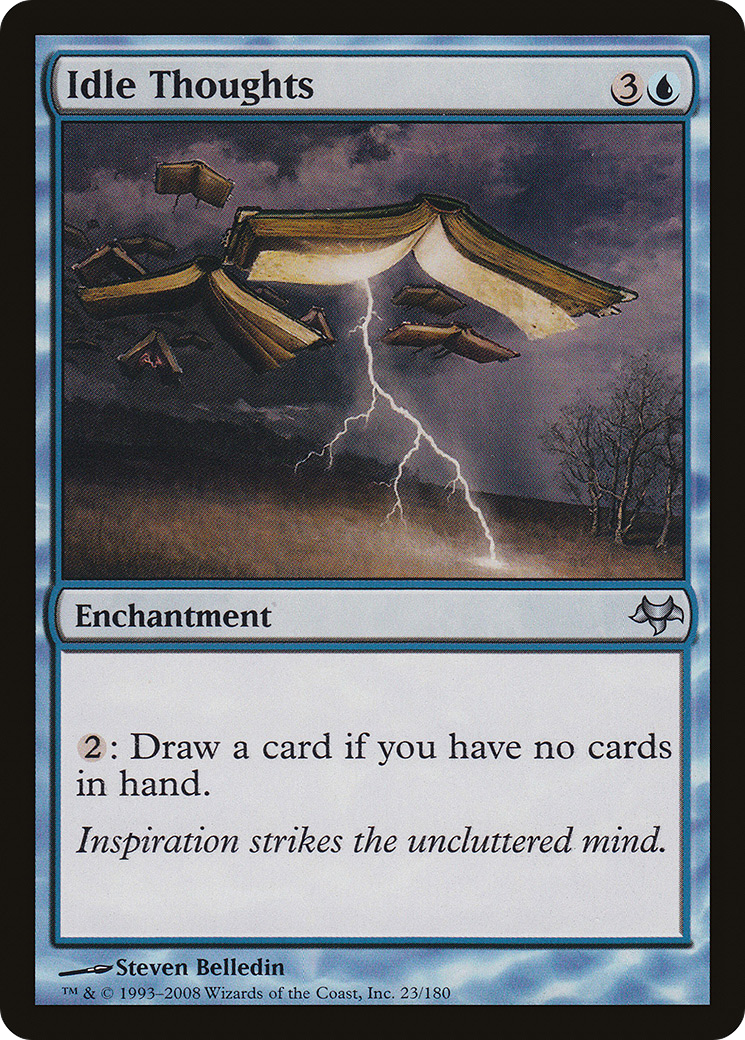 Idle Thoughts (EVE-023) [Eventide] Foil MTG Single Wizards of the Coast