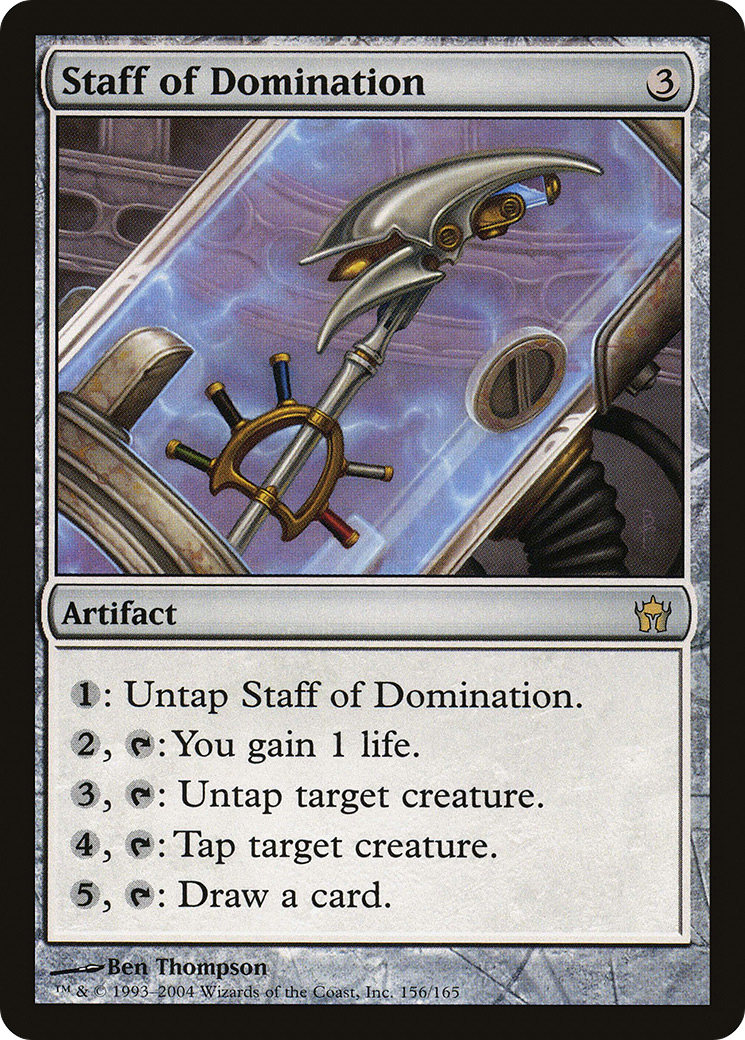 Staff of Domination (5DN-156) [Fifth Dawn] MTG Single Wizards of the Coast
