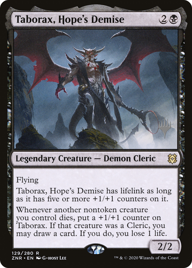 Taborax, Hope's Demise (PPZNR-129P) [Zendikar Rising Promos] Foil MTG Single Wizards of the Coast