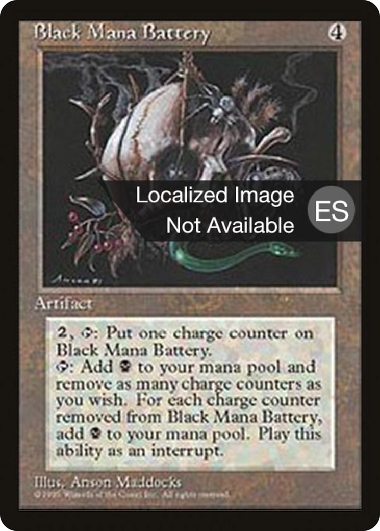 Black Mana Battery (4BB-) [Fourth Edition Foreign Black Border] MTG Single Wizards of the Coast
