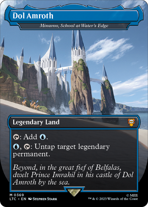Dol Amroth - Minamo, School at Water's Edge (LTC-369) [Tales of Middle-earth Commander] (Borderless) MTG Single Wizards of the Coast