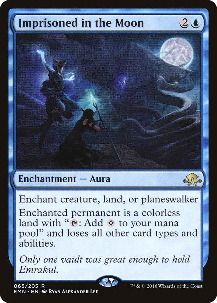 Imprisoned in the Moon (EMN-065) [Eldritch Moon] Foil MTG Single Wizards of the Coast