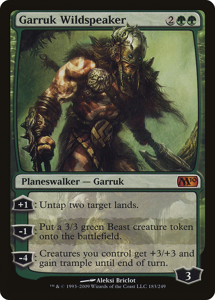 Garruk Wildspeaker (M10-183) [Magic 2010] Foil MTG Single Wizards of the Coast