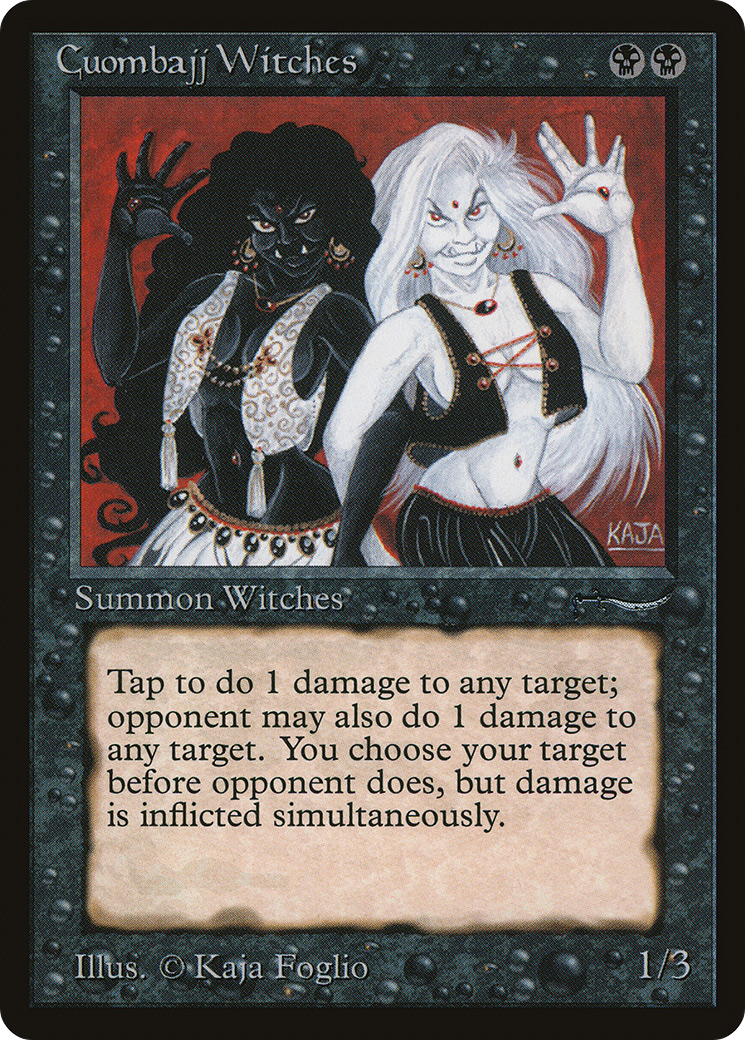 Cuombajj Witches (ARN-) [Oldschool] Arabian Nights MTG Single Wizards of the Coast