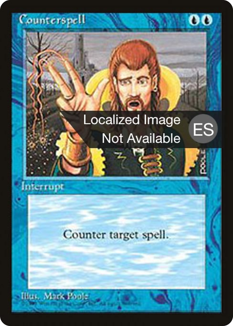 Counterspell (4BB-065) [Fourth Edition Foreign Black Border] MTG Single Wizards of the Coast
