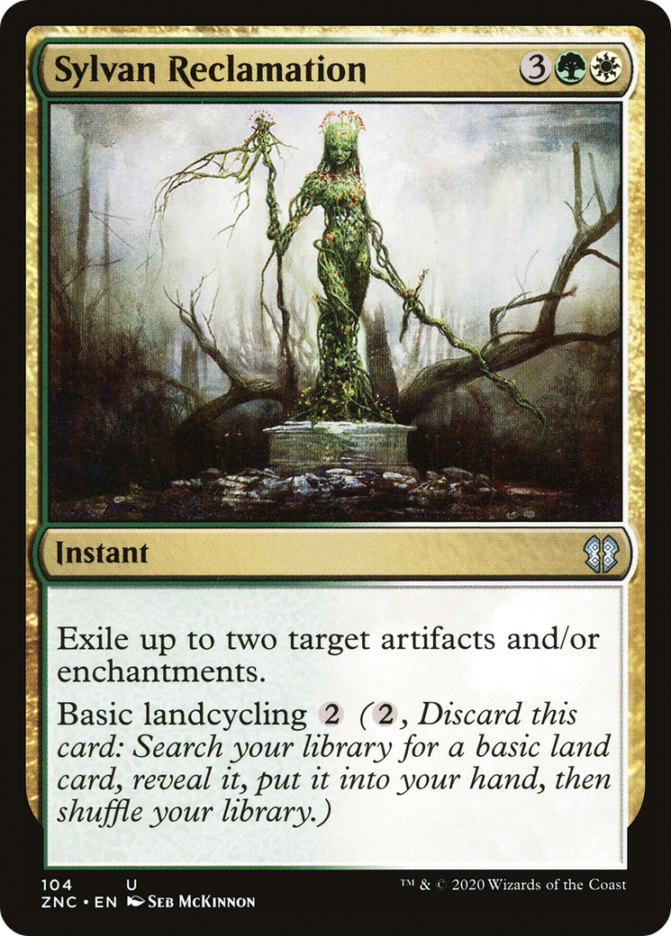 Sylvan Reclamation (ZNC-104) [Zendikar Rising Commander] MTG Single Wizards of the Coast
