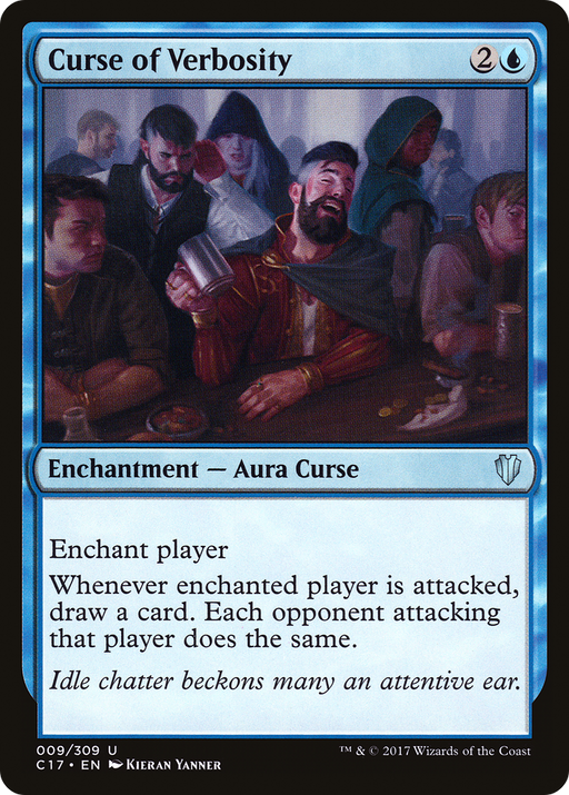 Curse of Verbosity (C17-009) [Commander 2017] MTG Single Wizards of the Coast