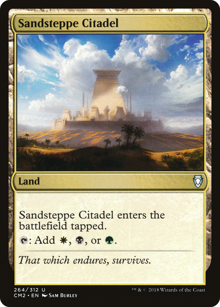 Sandsteppe Citadel (CM2-264) [Commander Anthology Volume II] MTG Single Wizards of the Coast