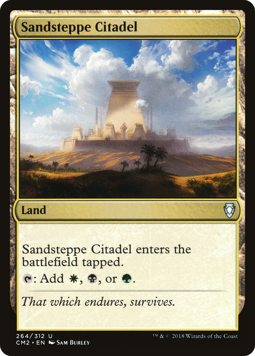 Sandsteppe Citadel (CM2-264) [Commander Anthology Volume II] MTG Single Wizards of the Coast