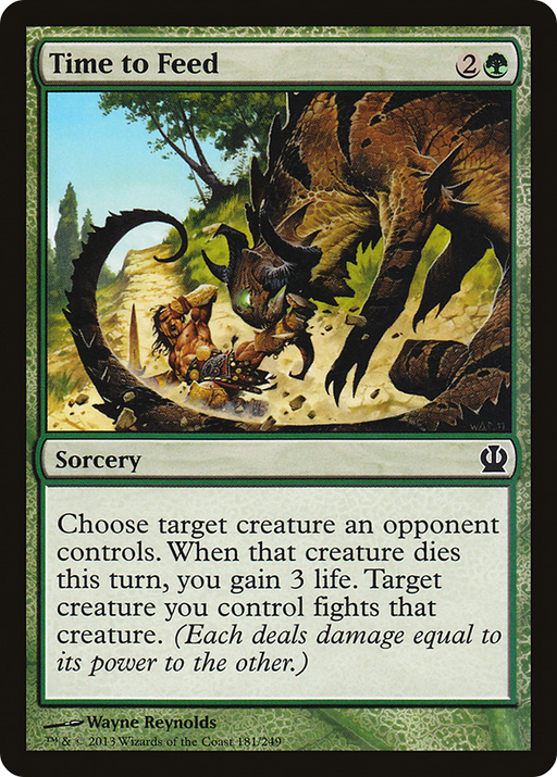 Time to Feed (THS-181) [Theros] MTG Single Wizards of the Coast