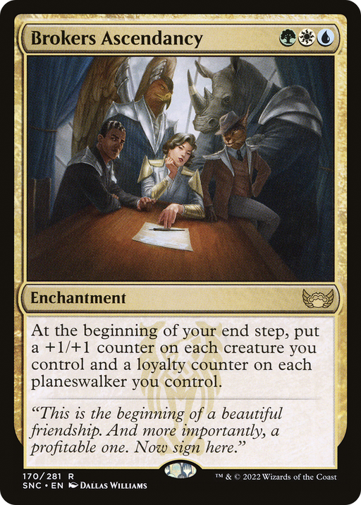 Brokers Ascendancy (SNC-170) [Streets of New Capenna] MTG Single Wizards of the Coast