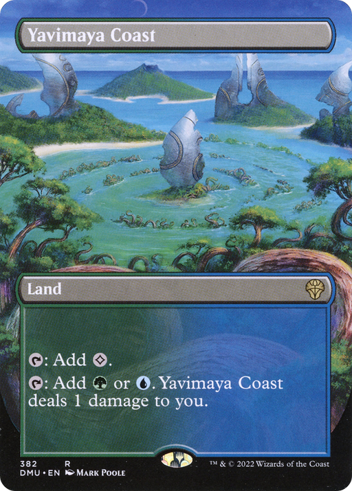 Yavimaya Coast (DMU-382) [Dominaria United] (Borderless) MTG Single Wizards of the Coast