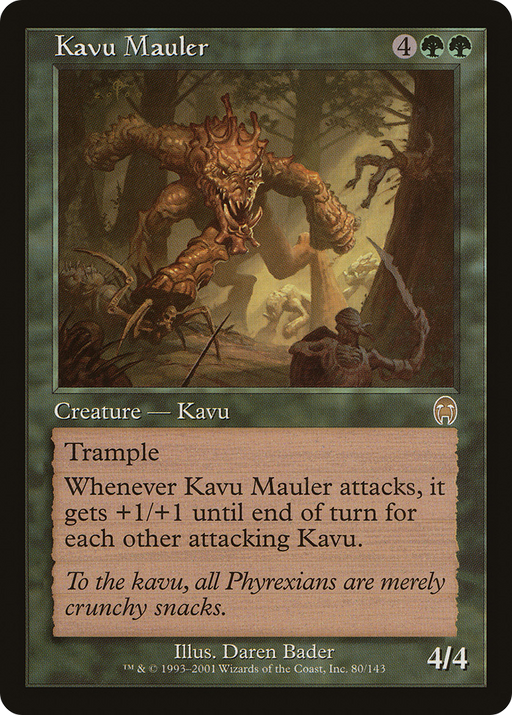 Kavu Mauler (APC-080) [Apocalypse] MTG Single Wizards of the Coast