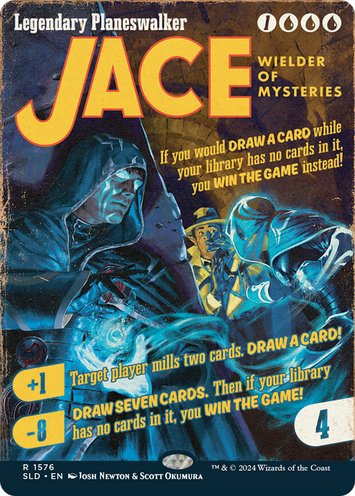 Jace, Wielder of Mysteries (SLD-1576) [Secret Lair Drop] (Borderless) MTG Single Wizards of the Coast