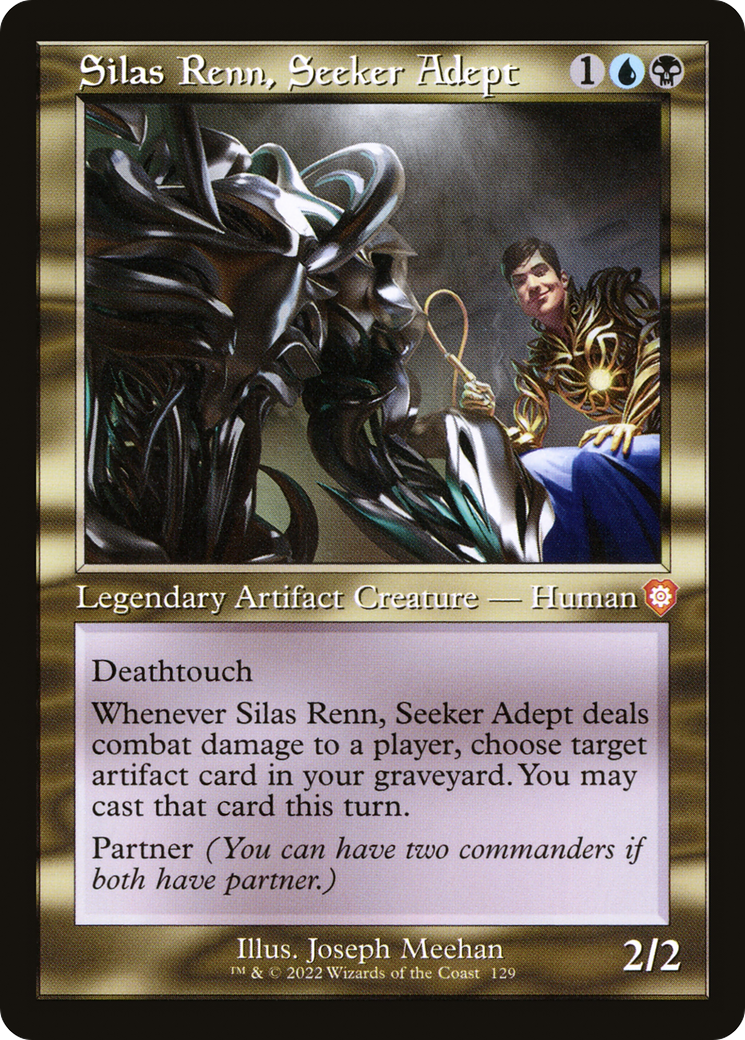 Silas Renn, Seeker Adept (BRC-129) [The Brothers' War Commander] MTG Single Wizards of the Coast