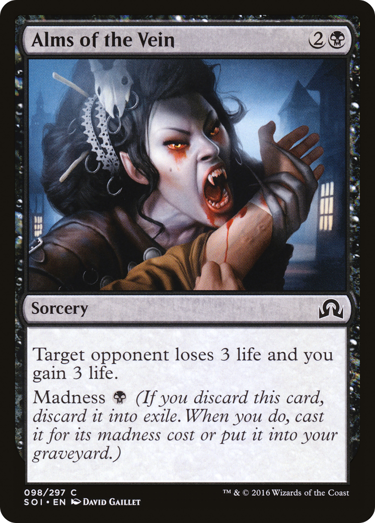 Alms of the Vein (SOI-098) [Shadows over Innistrad] Foil MTG Single Wizards of the Coast