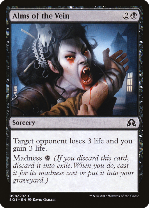 Alms of the Vein (SOI-098) [Shadows over Innistrad] MTG Single Wizards of the Coast