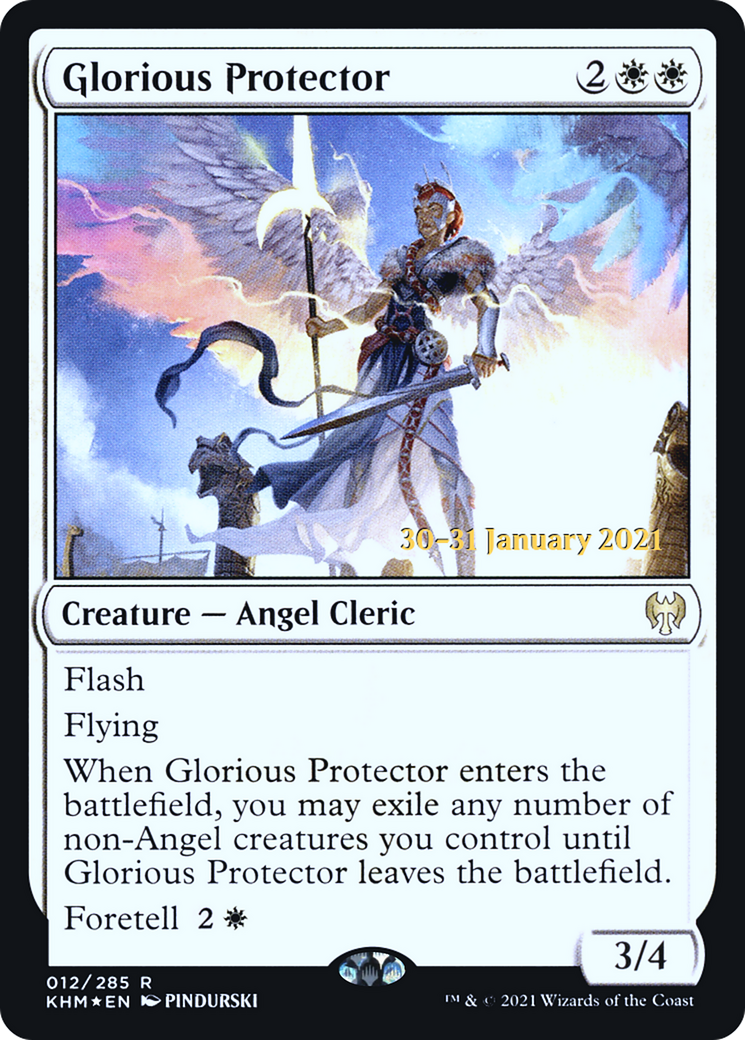 Glorious Protector (PRE-012) [Kaldheim Promos] Foil MTG Single Wizards of the Coast