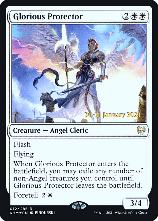 Glorious Protector (PRE-012) [Kaldheim Promos] Foil MTG Single Wizards of the Coast