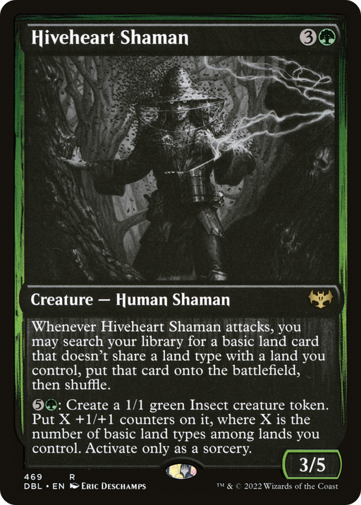 Hiveheart Shaman (DBL-469) [Innistrad: Double Feature] MTG Single Magic: The Gathering