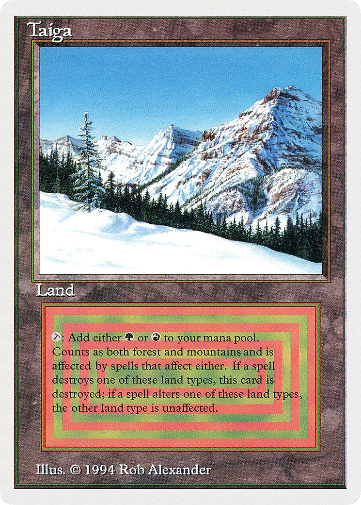 Taiga (SUM-287) [Misc] Summer Magic / Edgar MTG Single Wizards of the Coast