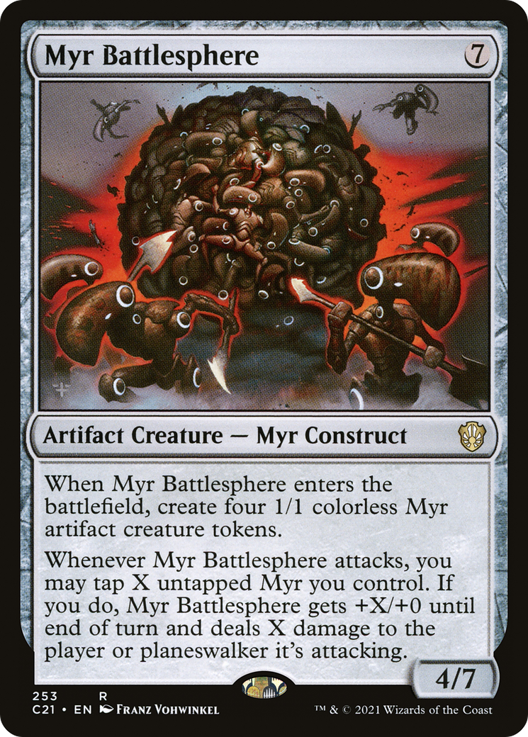 Myr Battlesphere (C21-253) [Commander 2021] MTG Single Wizards of the Coast