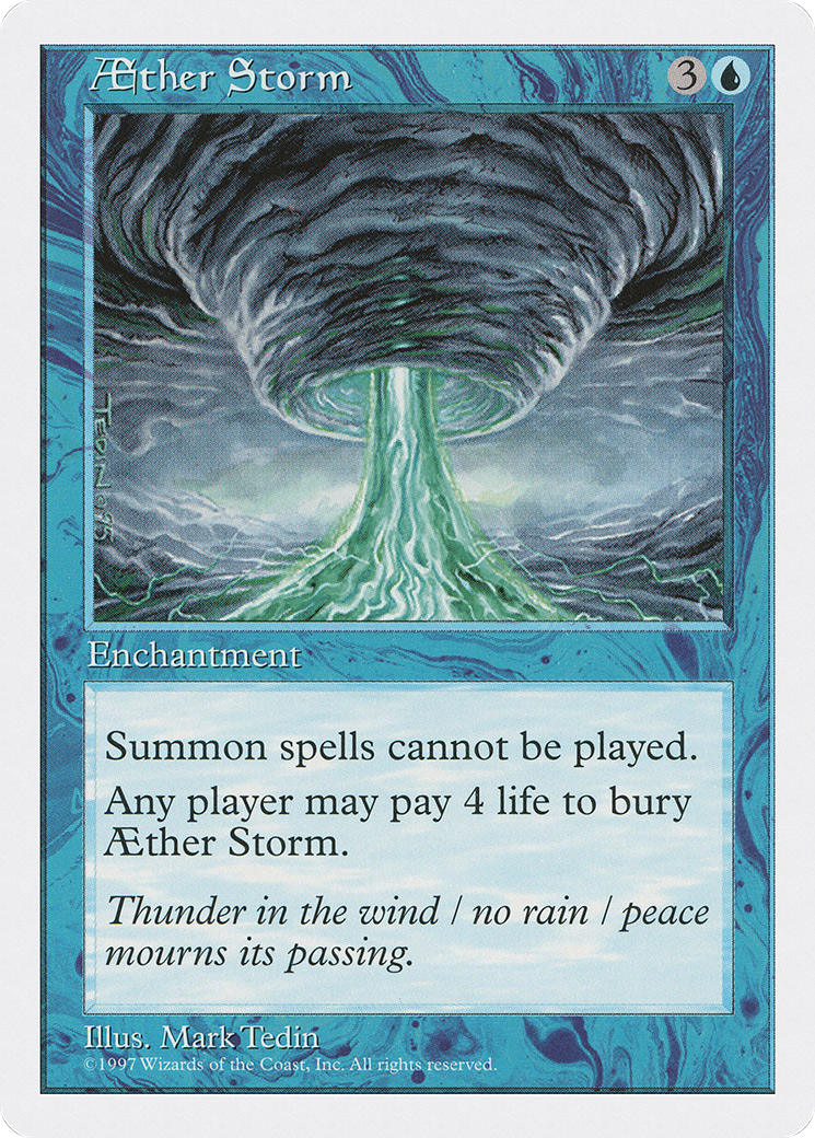 Aether Storm (5ED-070) [Fifth Edition] MTG Single Wizards of the Coast