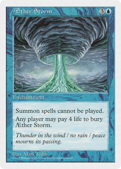 Aether Storm (5ED-070) [Fifth Edition] MTG Single Wizards of the Coast