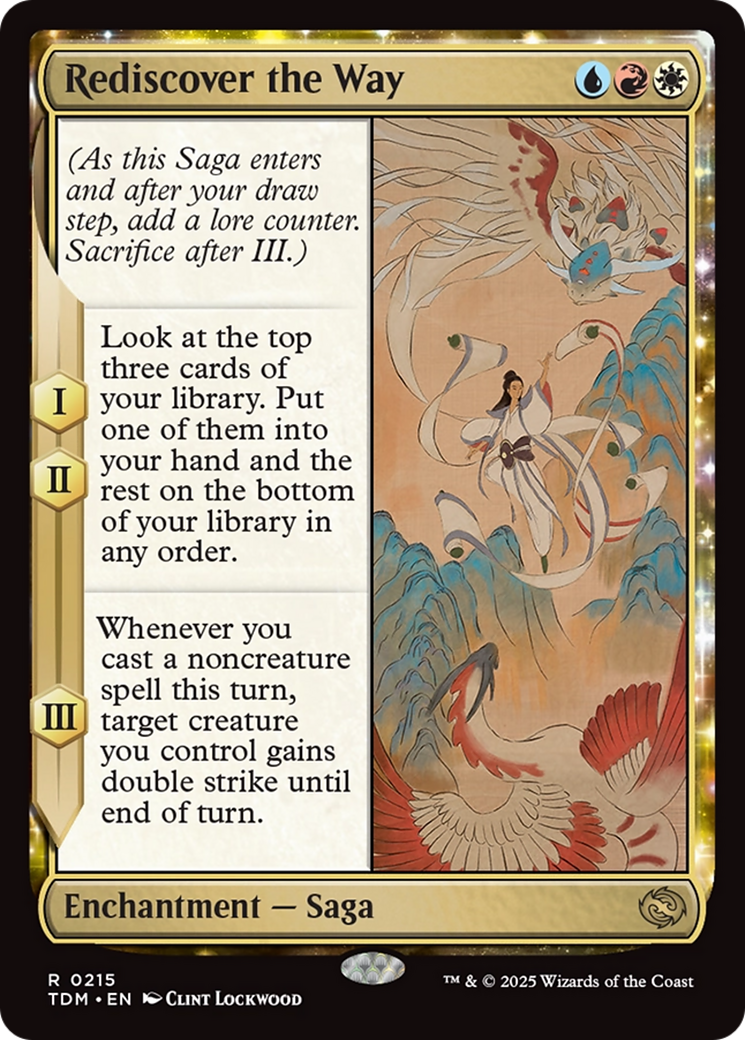 Rediscover the Way (TDM-215) [Tarkir: Dragonstorm] MTG Single Wizards of the Coast