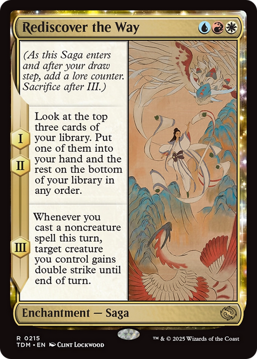 Rediscover the Way (TDM-215) [Tarkir: Dragonstorm] MTG Single Wizards of the Coast