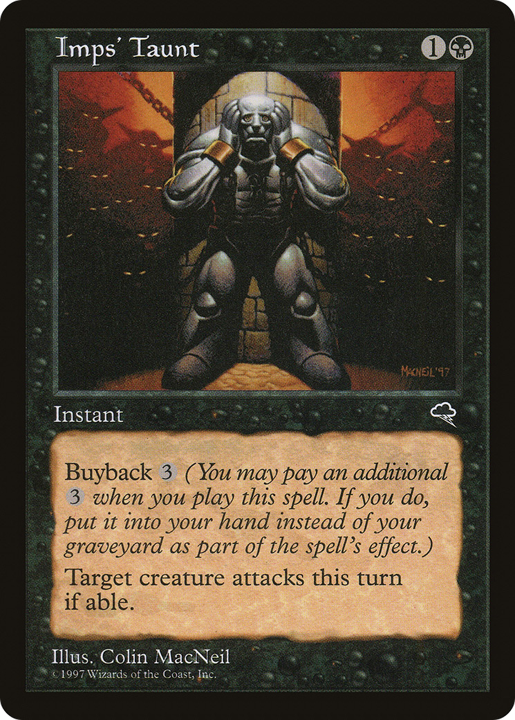 Imps' Taunt (TMP-138) [Tempest] MTG Single Wizards of the Coast