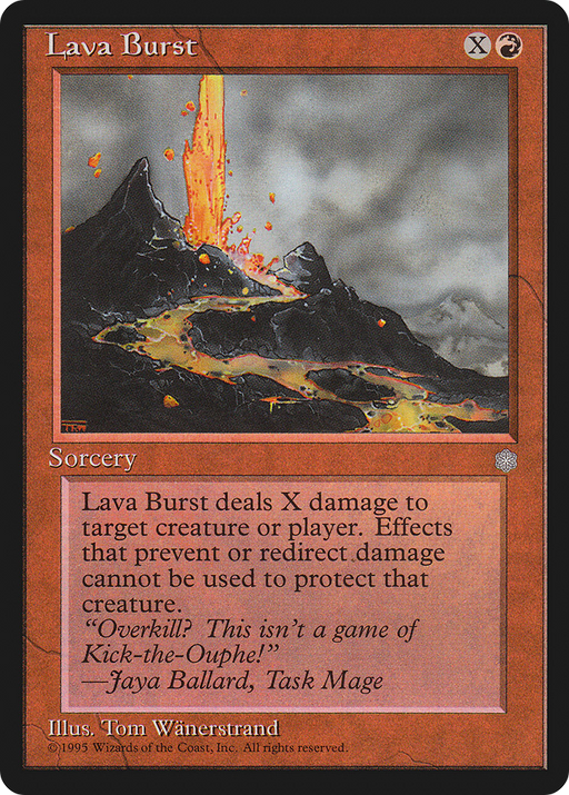 Lava Burst (ICE-198) [Ice Age] MTG Single Wizards of the Coast