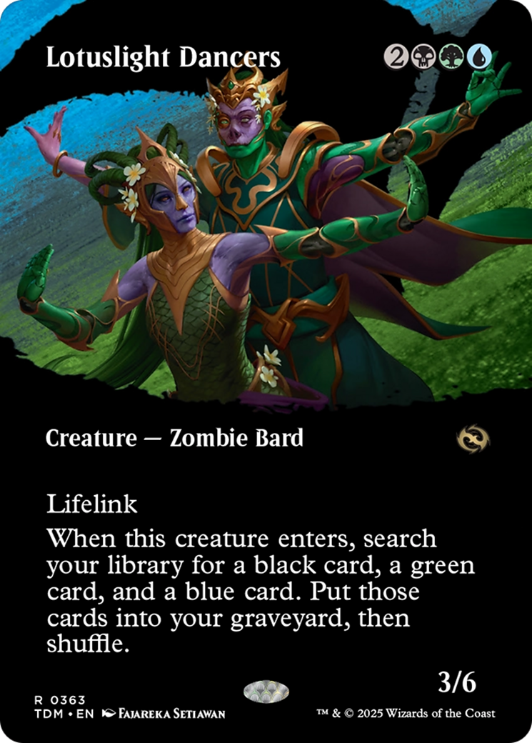 Lotuslight Dancers (Borderless) (TDM-363) [Tarkir: Dragonstorm] MTG Single Wizards of the Coast