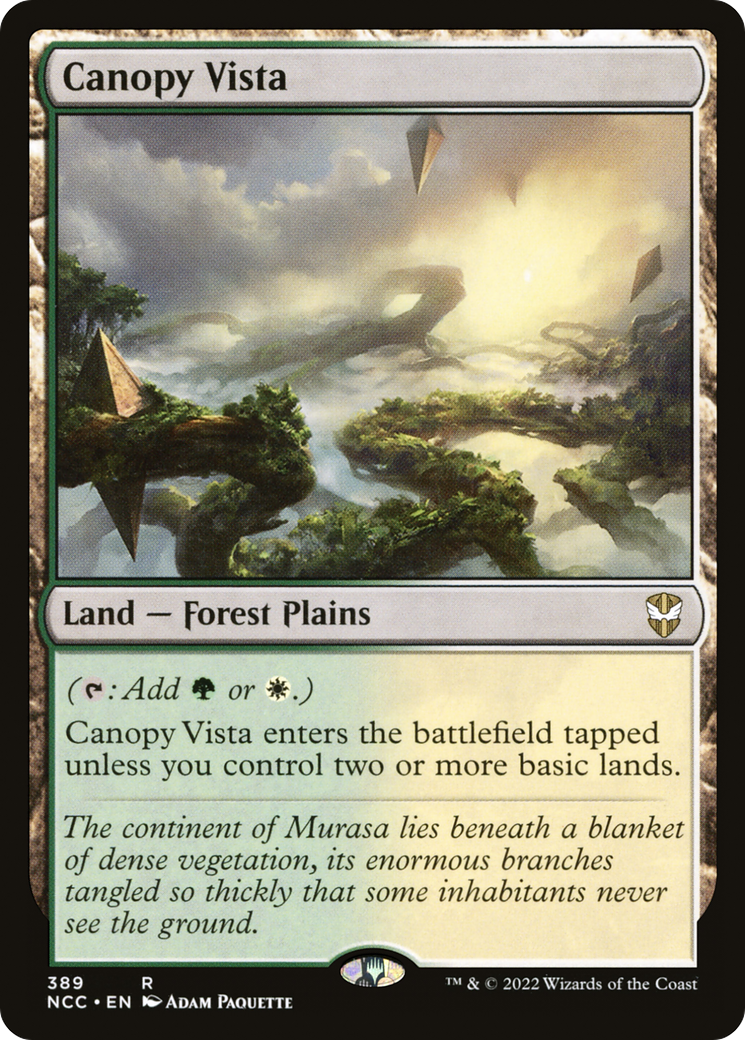 Canopy Vista (NCC-389) [New Capenna Commander] MTG Single Wizards of the Coast