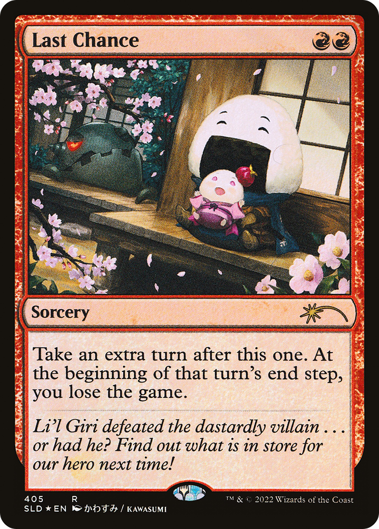 Last Chance (SLD-405) [Secret Lair] Drop Foil MTG Single Wizards of the Coast