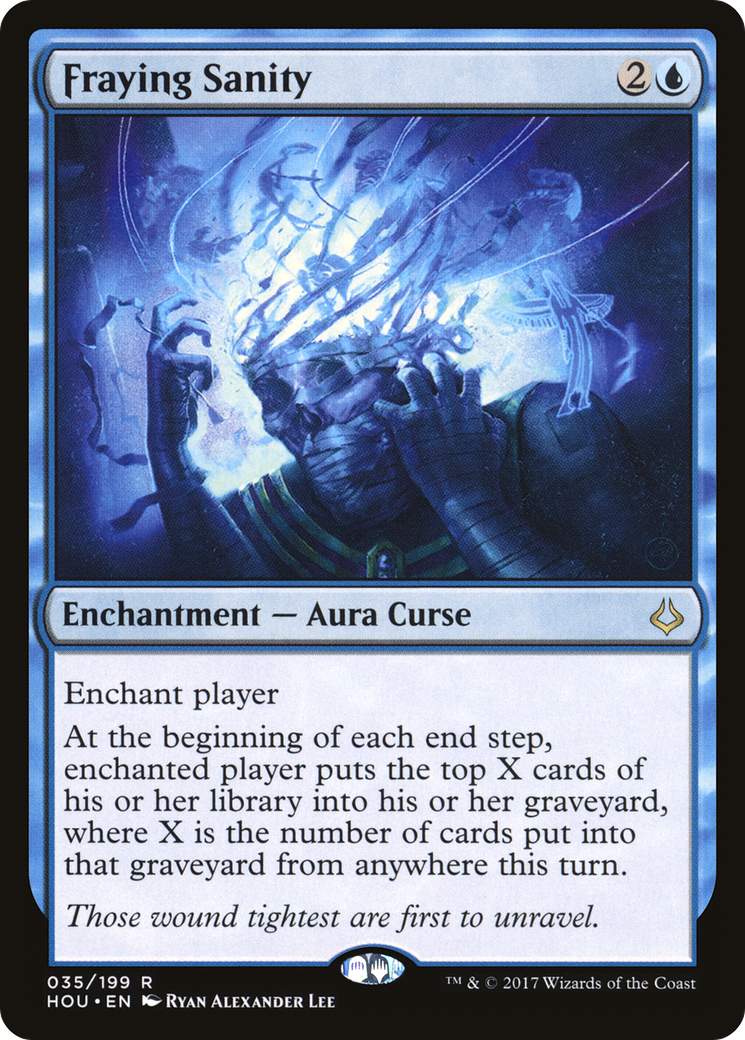 Fraying Sanity (HOU-035) [Hour of Devastation] Foil MTG Single Wizards of the Coast