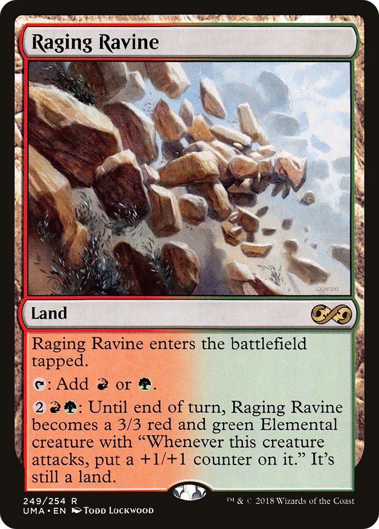 Raging Ravine (UMA-249) [Ultimate Masters] MTG Single Wizards of the Coast