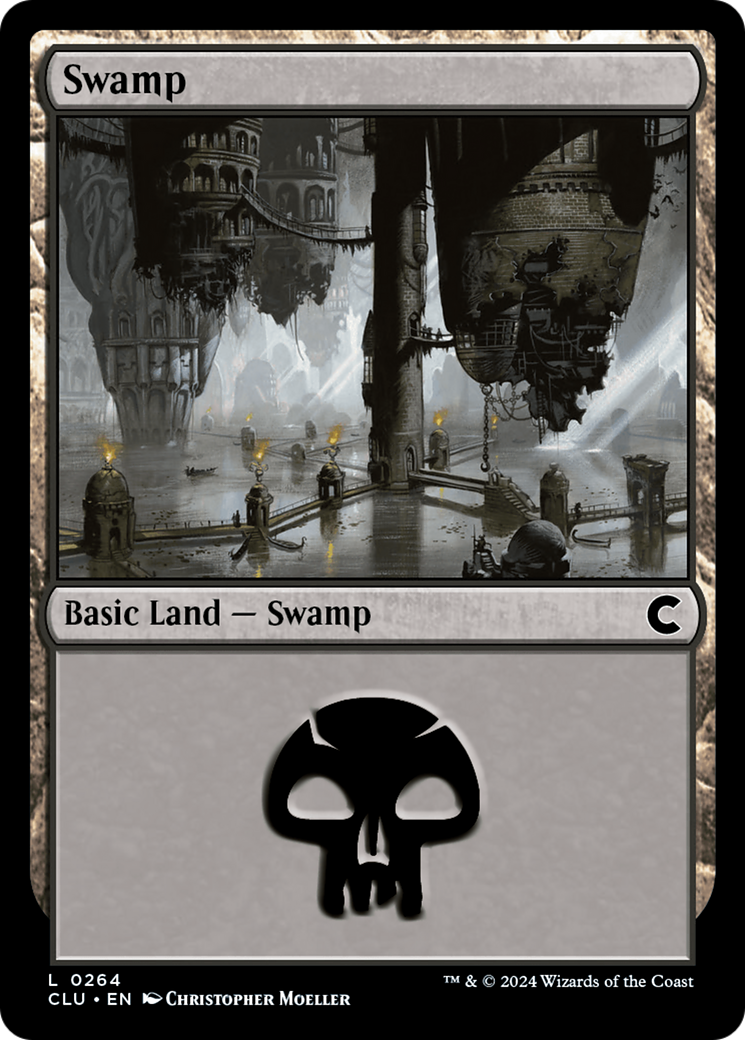 Swamp (0264) (CLU-264) [Ravnica: Clue Edition] MTG Single Wizards of the Coast