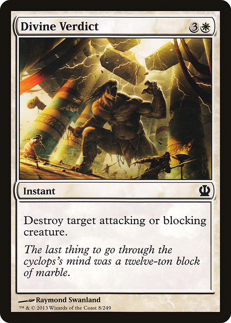 Divine Verdict (THS-008) [Theros] MTG Single Wizards of the Coast