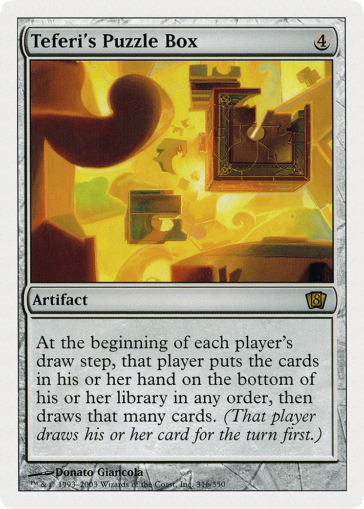 Teferi's Puzzle Box (8ED-316) [Eighth Edition] MTG Single Wizards of the Coast