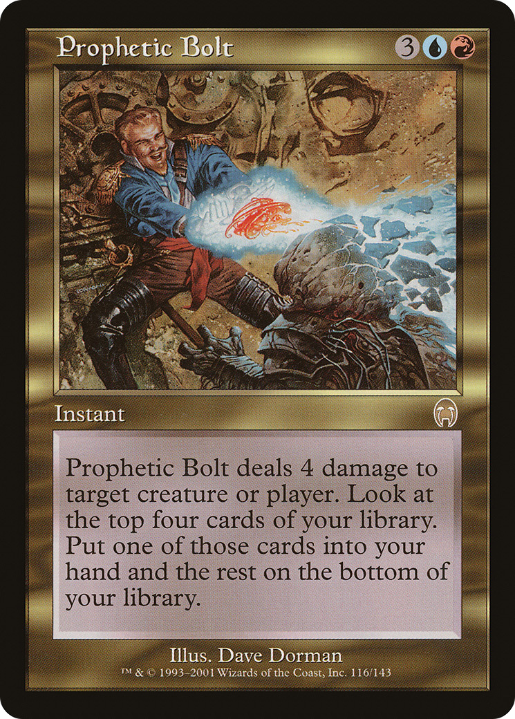 Prophetic Bolt (APC-116) [Apocalypse] MTG Single Wizards of the Coast