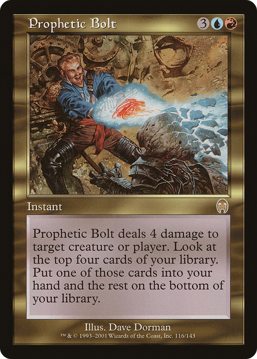 Prophetic Bolt (APC-116) [Apocalypse] Foil MTG Single Wizards of the Coast