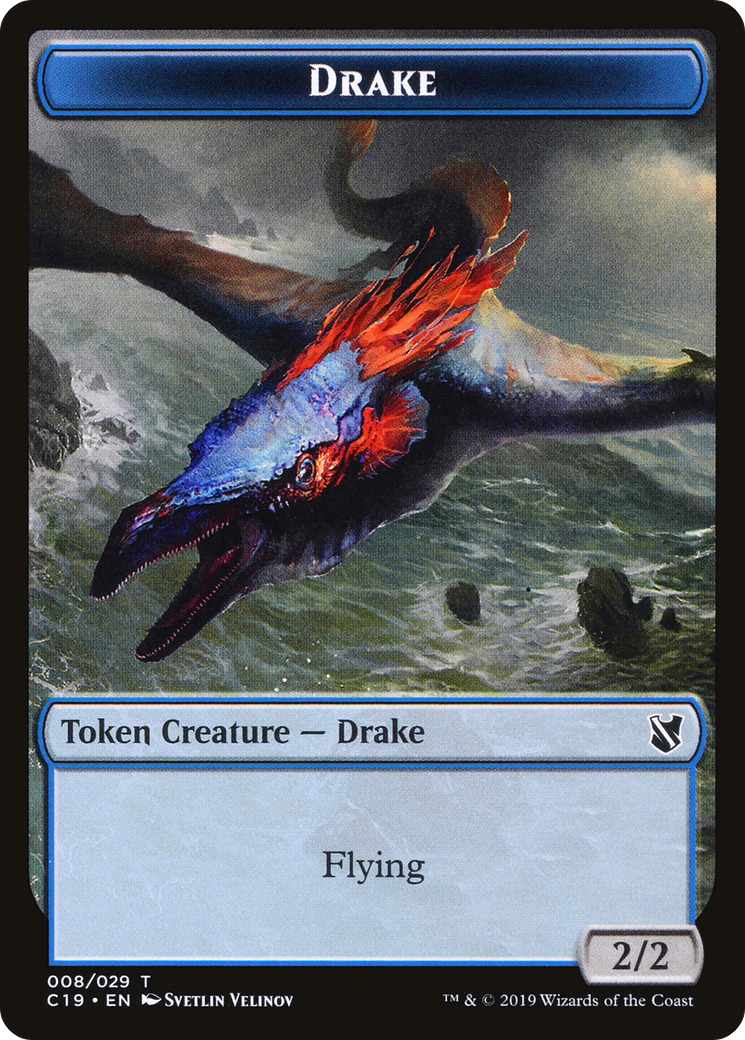 Drake (TC19-008) [Tokens] Commander 2019 Tokens MTG Single Wizards of the Coast