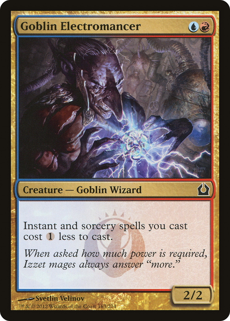 Goblin Electromancer (RTR-163) [Return to Ravnica] MTG Single Wizards of the Coast