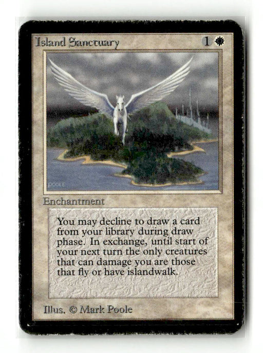 Island Sanctuary [Alpha Edition] - Scan (LB-072) High End MTG Single Magic: The Gathering