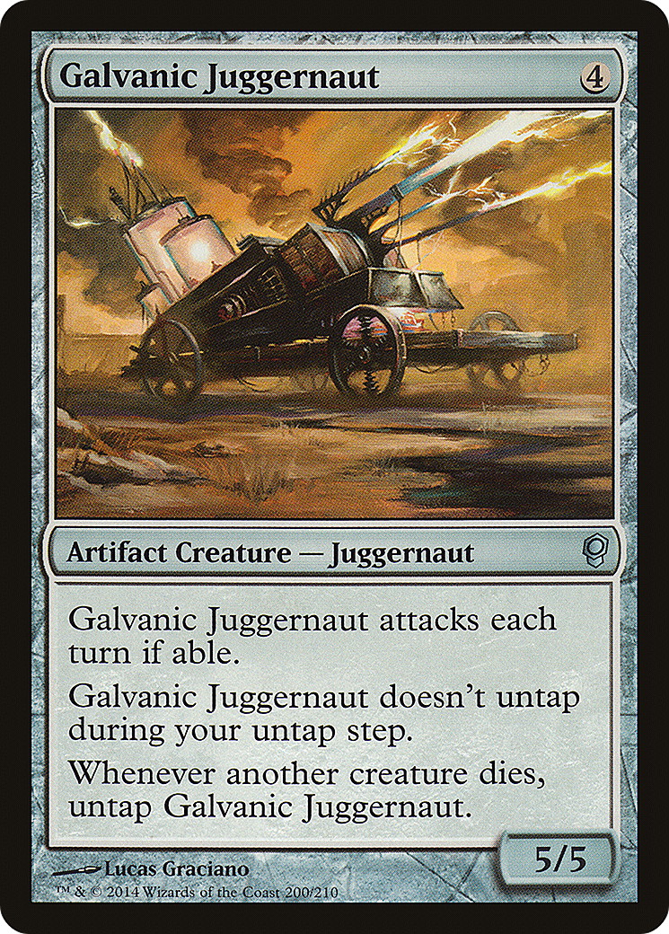 Galvanic Juggernaut (CNS-200) [Conspiracy] MTG Single Wizards of the Coast
