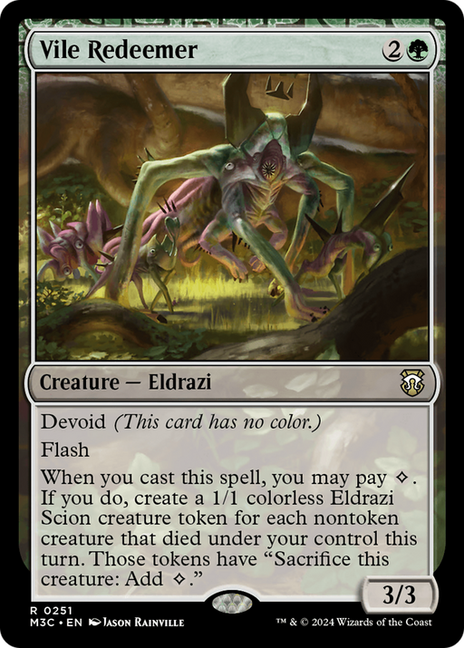 Vile Redeemer (M3C-251) [Modern Horizons 3 Commander] MTG Single Wizards of the Coast