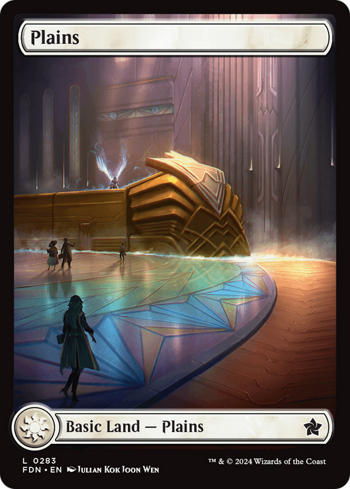 Plains (0283) (FDN-283) [Foundations] Foil MTG Single Wizards of the Coast