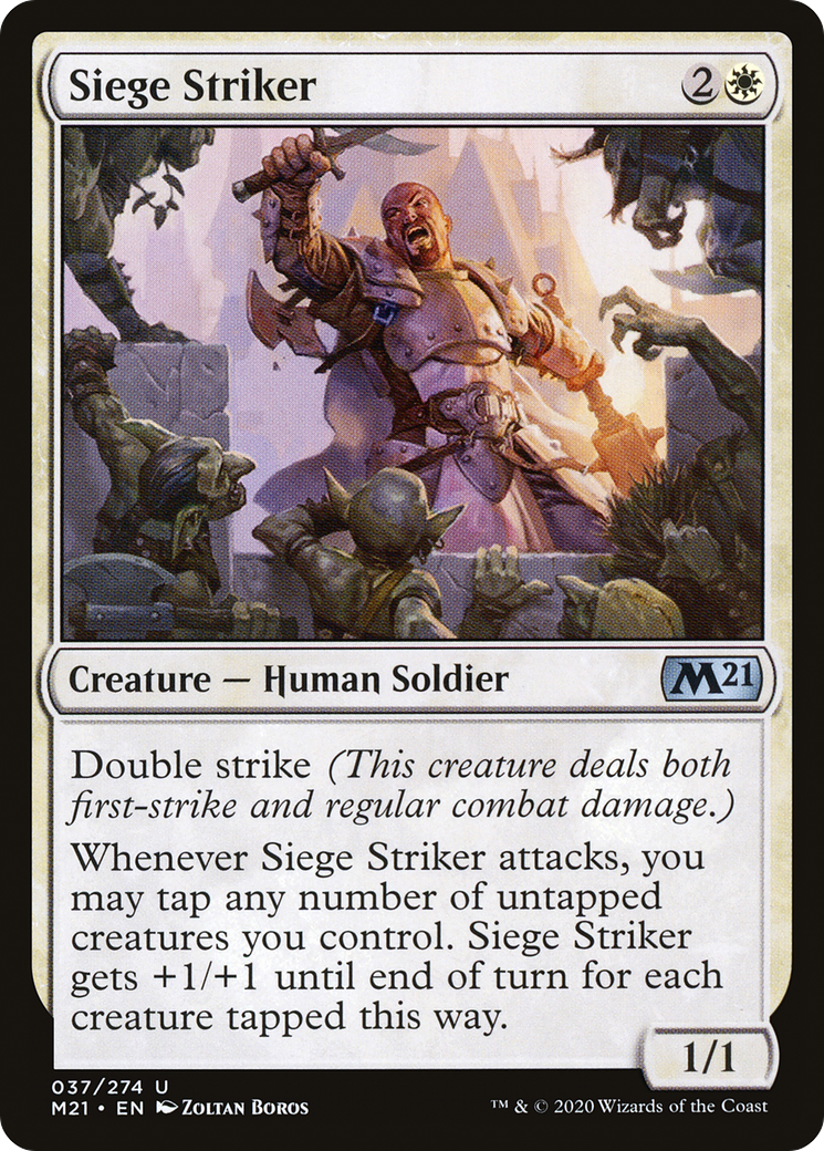 Siege Striker (M21-037) [Core Set 2021] MTG Single Wizards of the Coast